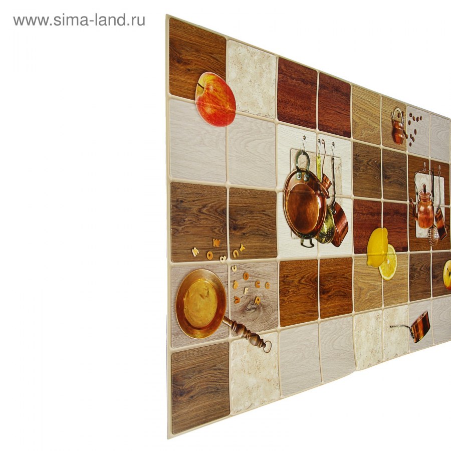 Панель ПВХ плитка омела 955х480 мм