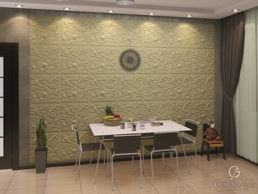 3d эко панель Rock 500x500мм