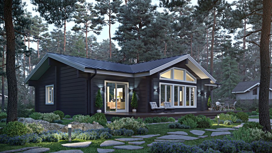 Готланд дом из клееного бруса