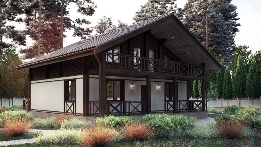 Дом фахверк проект Скандинавия