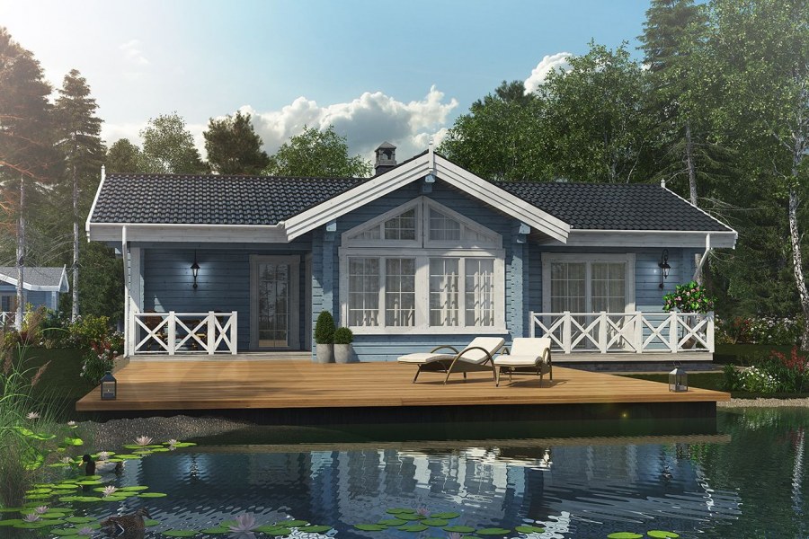 Проект Скандинавия из клееного бруса