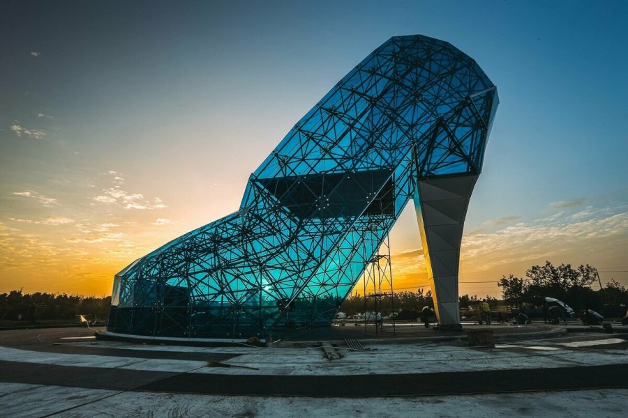 Церковь в виде хрустальной туфельки на Тайване