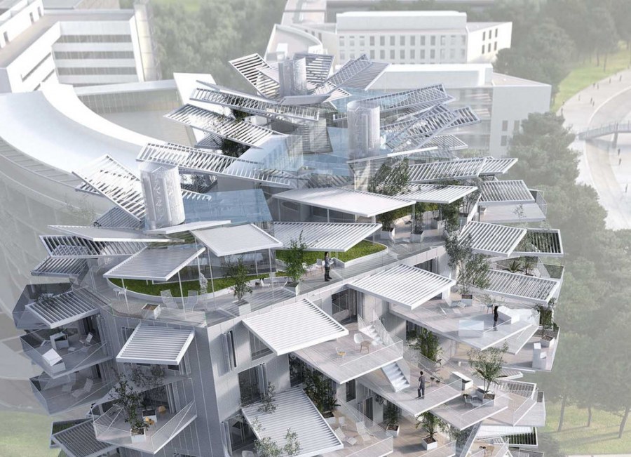 Жилой дом l'arbre Blanc в Монпелье