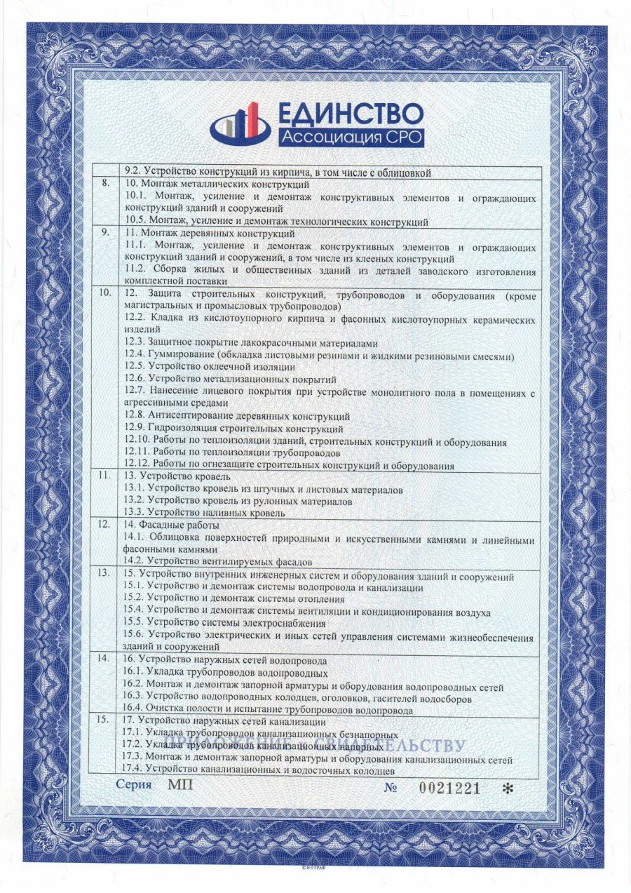 СРО на демонтажные работы