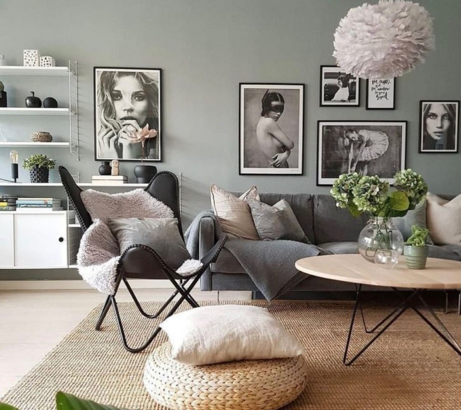 Цвет полыни в интерьере