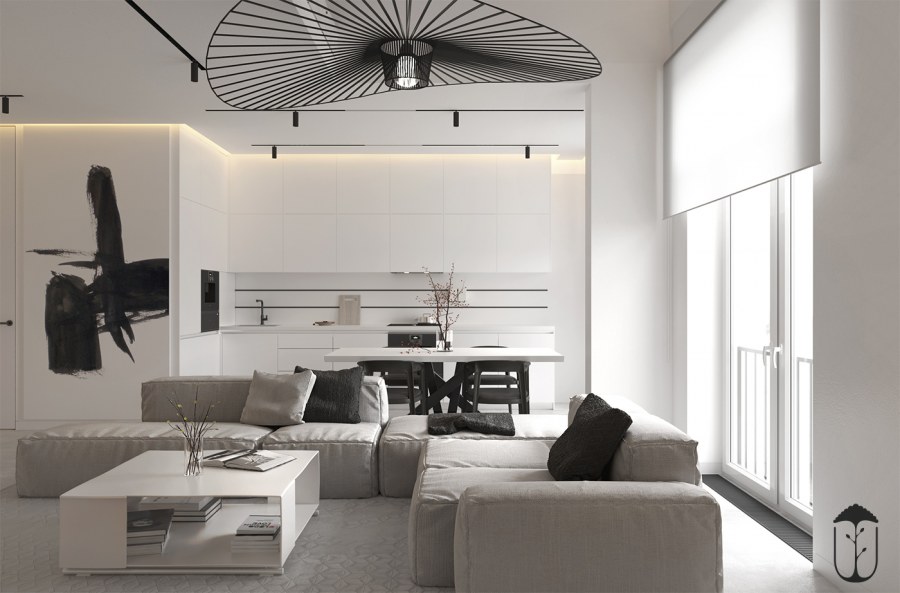 Интерьер Минимализм Behance