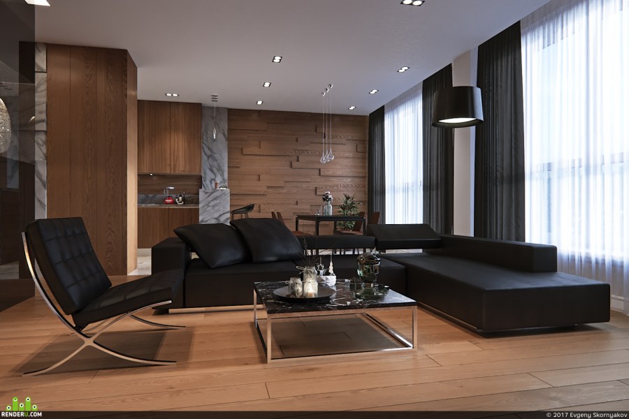 Гостиная в стиле Минимализм