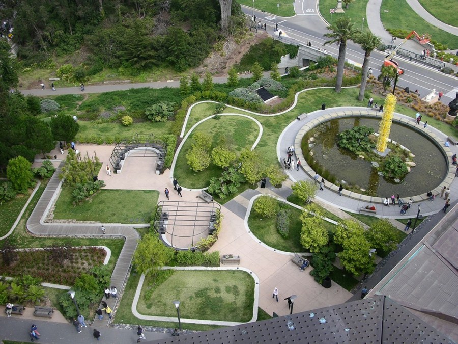 Томас Черч ландшафтный Архитектор кампус мемориального двора