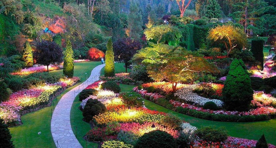 Остров Ванкувер сад Бутчартов