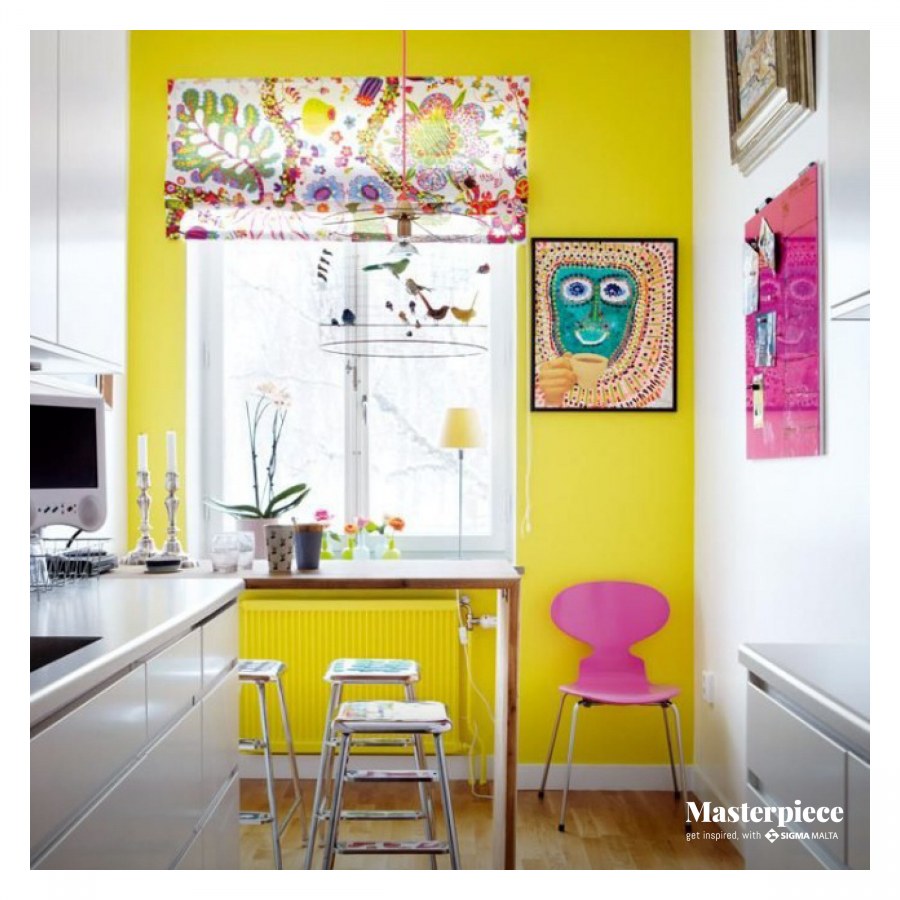 Белая кухня в стиле Фьюжн