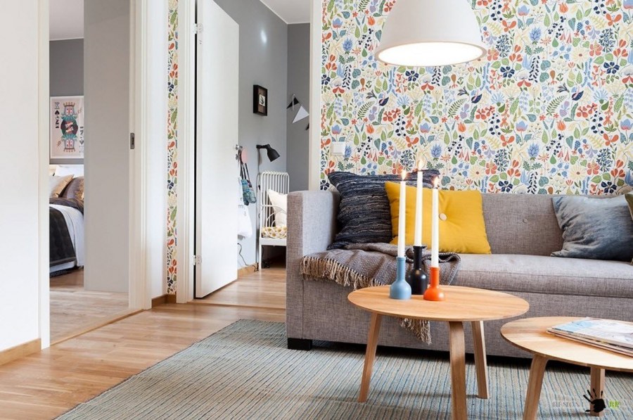 Темные стены в интерьере