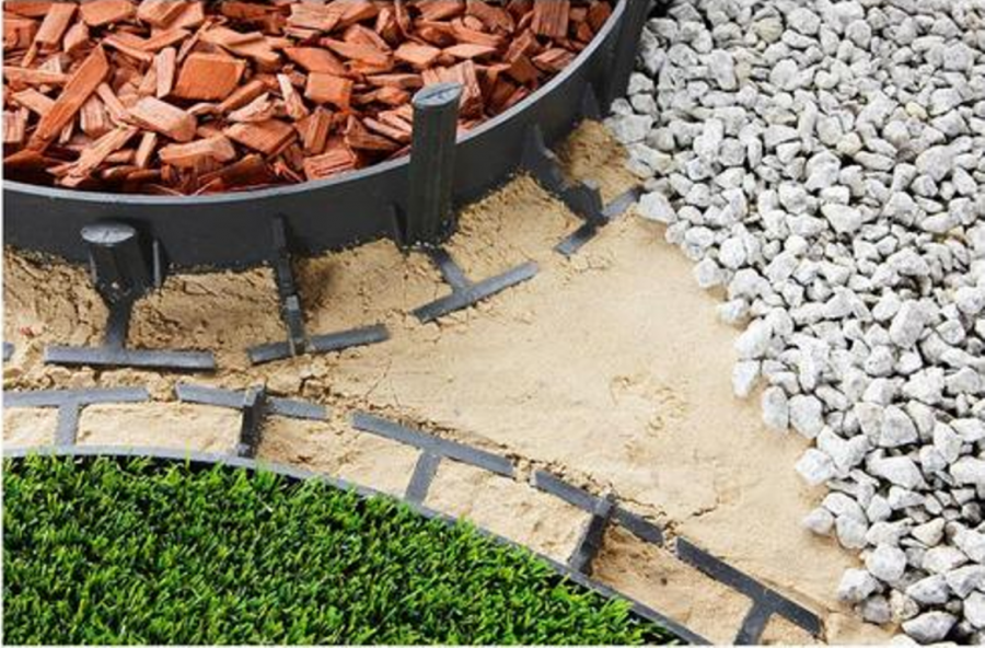 Пластиковый бордюр Геопластборд 58 мм