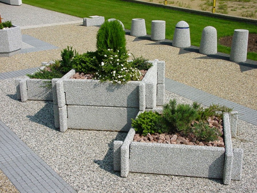 Бетонный цветник