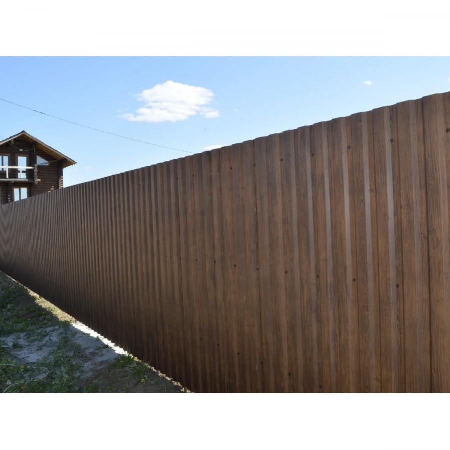 Профнастил Принтек под дерево забор