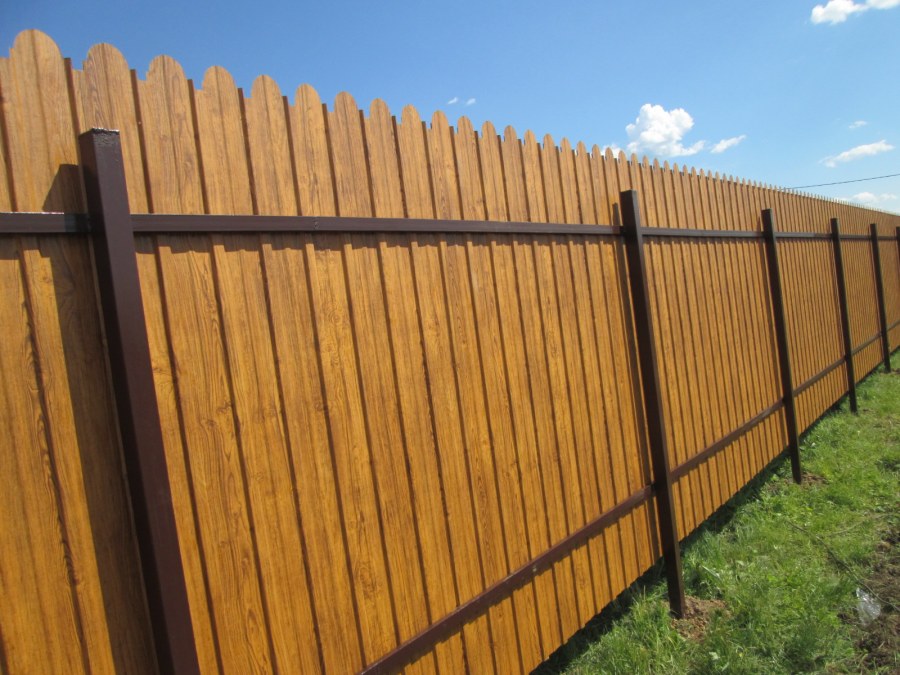 Профнастил Grand line золотистый дуб