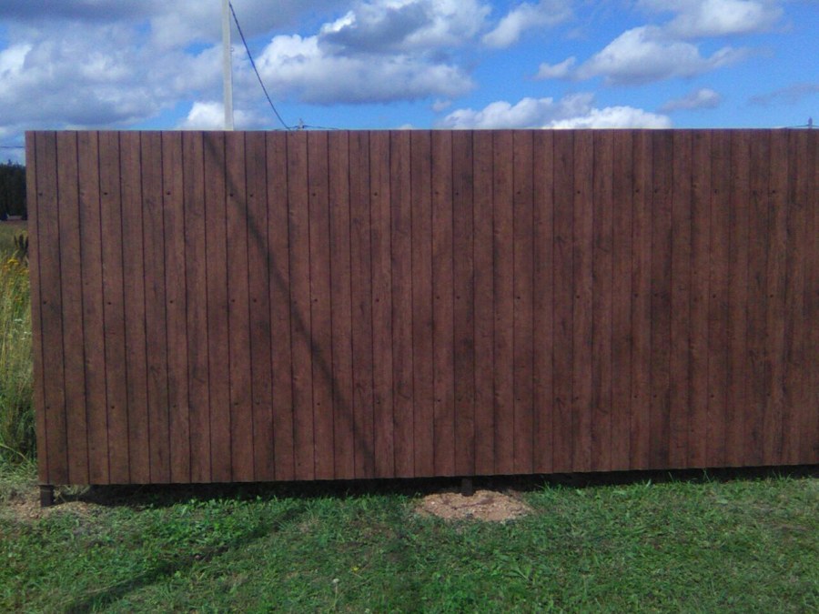 Профлист "МЕТАЛЛПРОФИЛЬ" мореный дуб