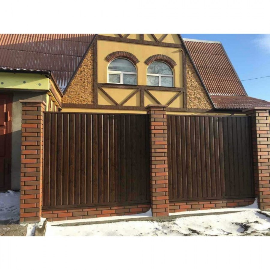 Профнастил Принтек под дерево забор