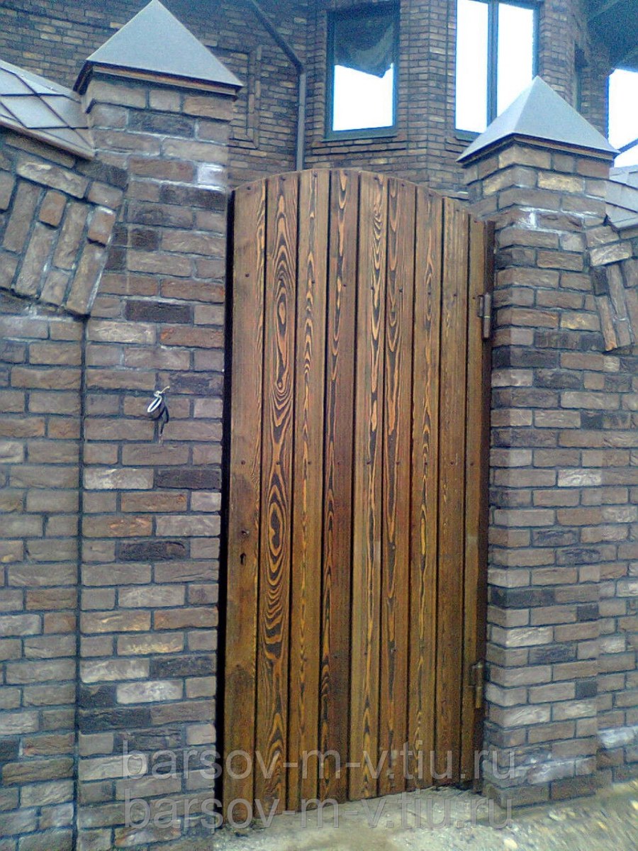 Забор евроштакетник шахматка