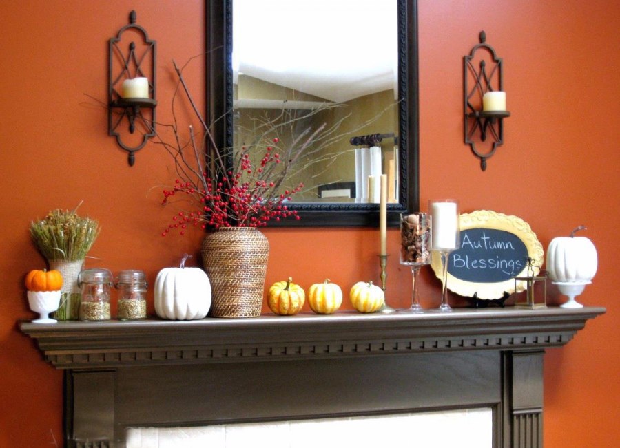 Интерьер осенняя гамма