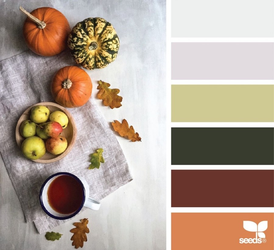 Осенняя цветовая палитра для интерьера
