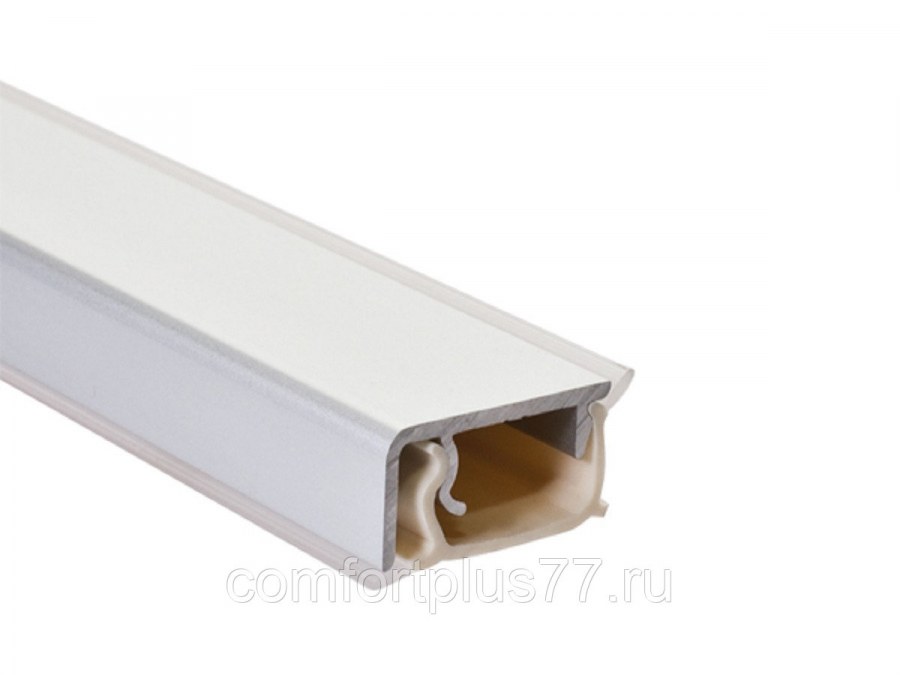 Плинтус кухонный алюминиевый 3м Квадро