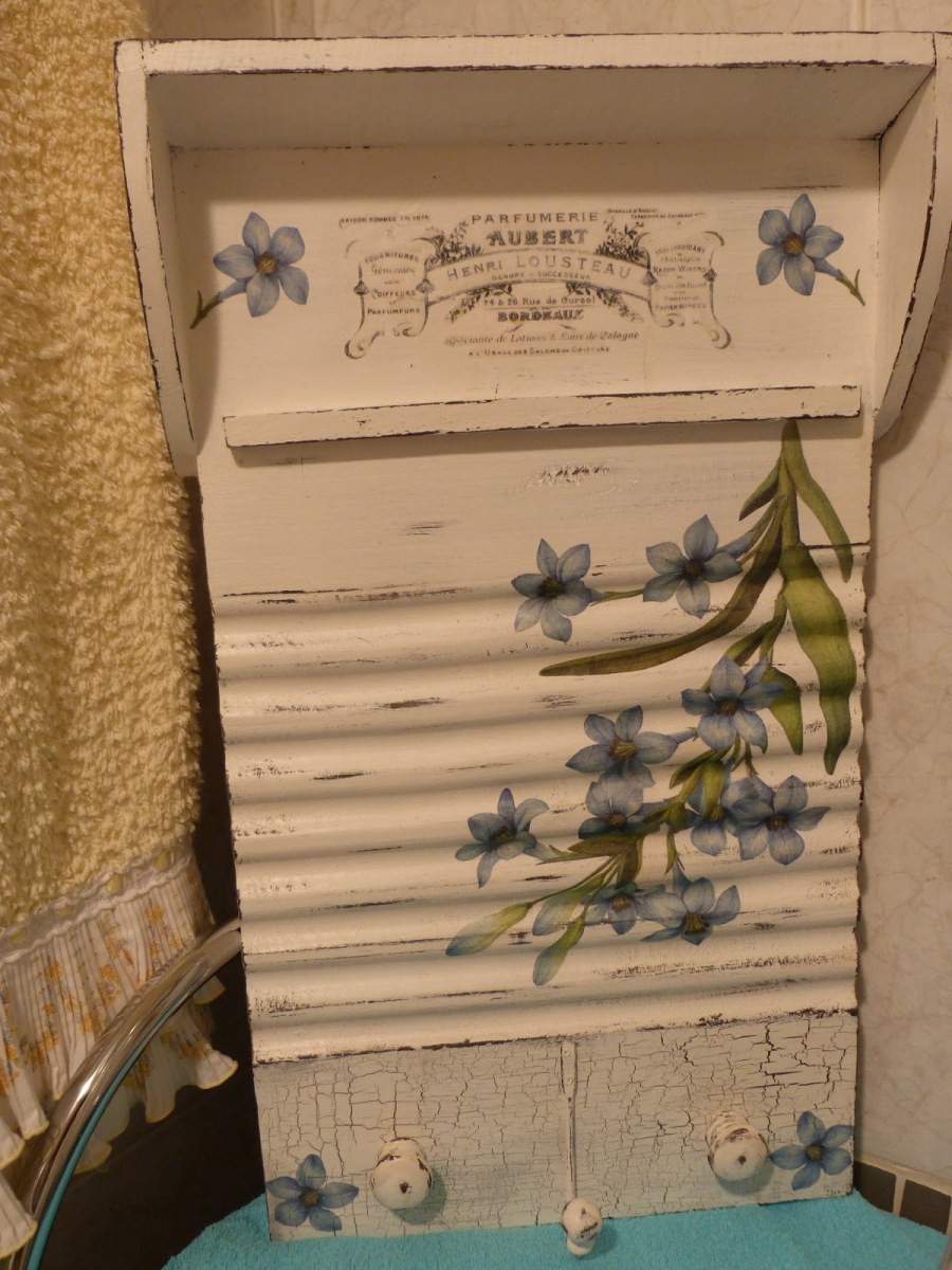 Доска для стирки белья в ландшафтном дизайне