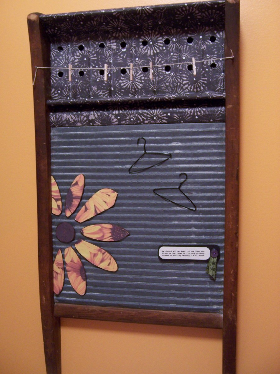 Старая стиральная доска