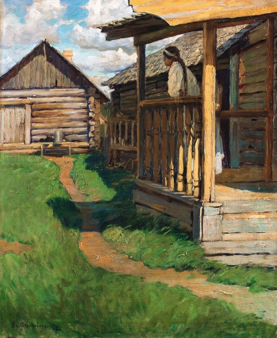 Крыльцо в деревенском доме