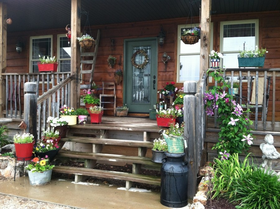 Терраса в деревенском стиле