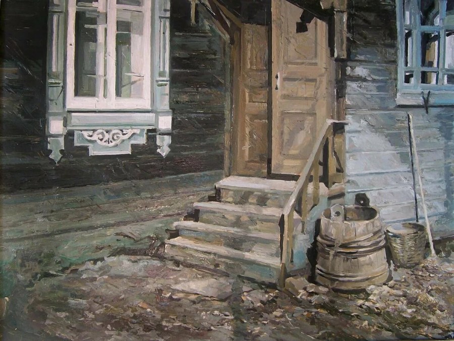 Крыльцо деревенского домика