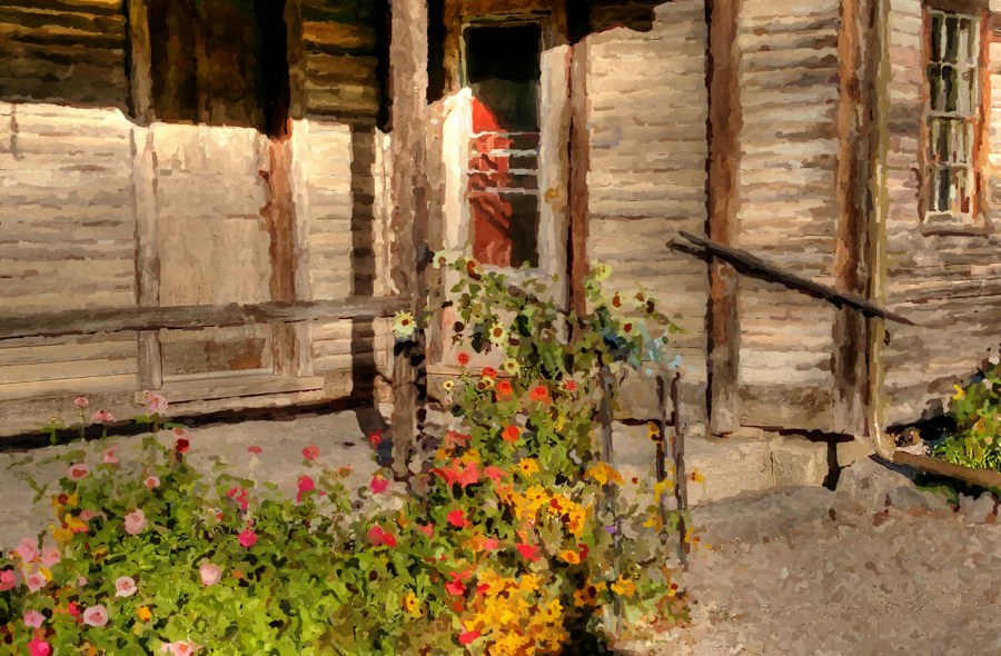 Крыльцо в деревенском доме