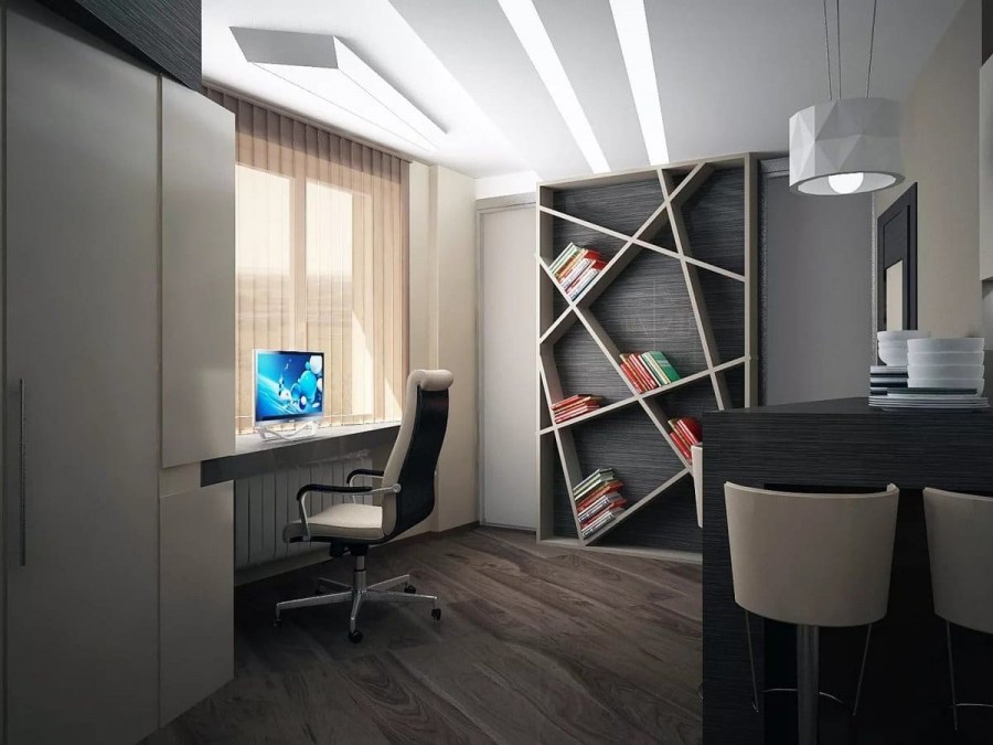 Кабинет интерьер современный