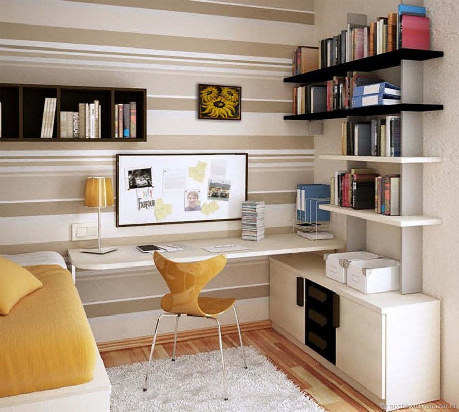 Интерьер маленькой комнаты