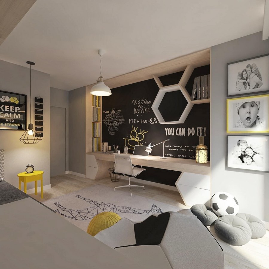 Стильная комната для мальчика