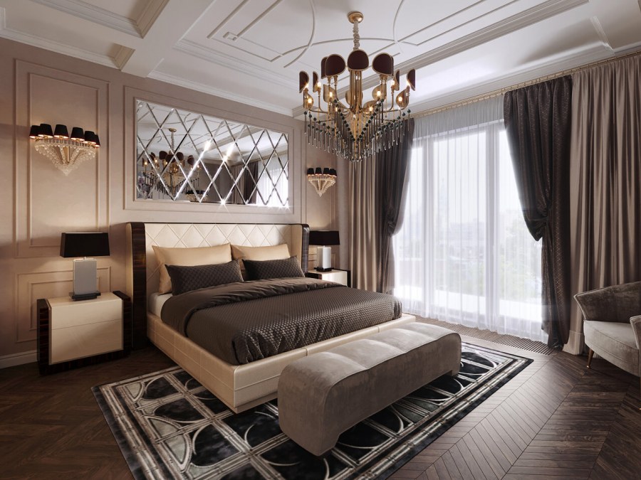 Спальня ар деко