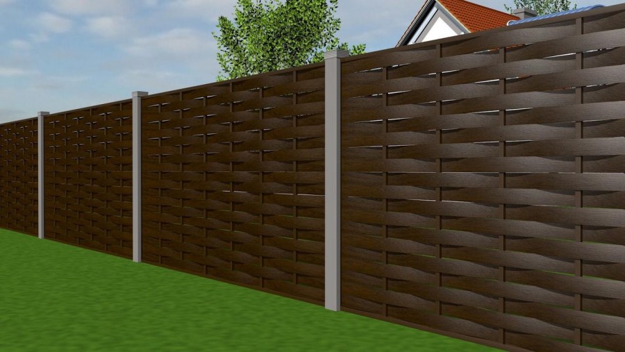 Забор ДПК плетенка