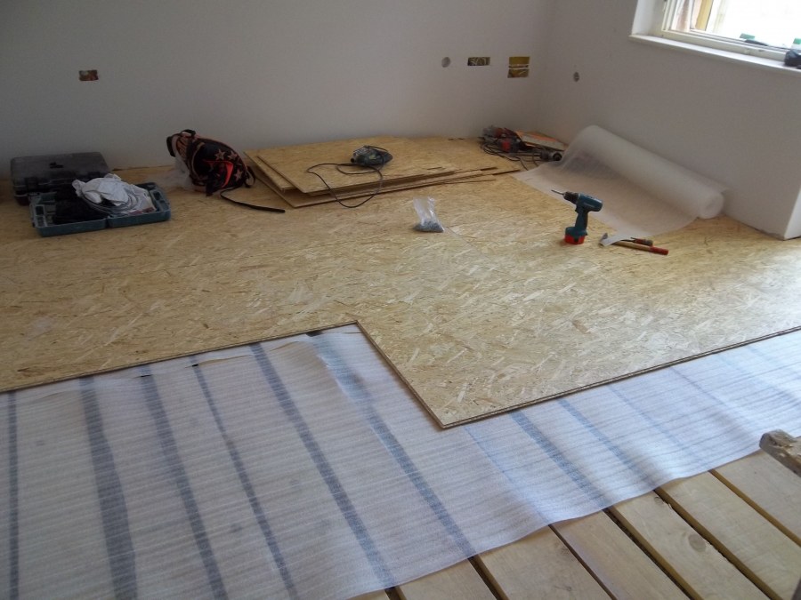 ОСП плита на пол под ламинат