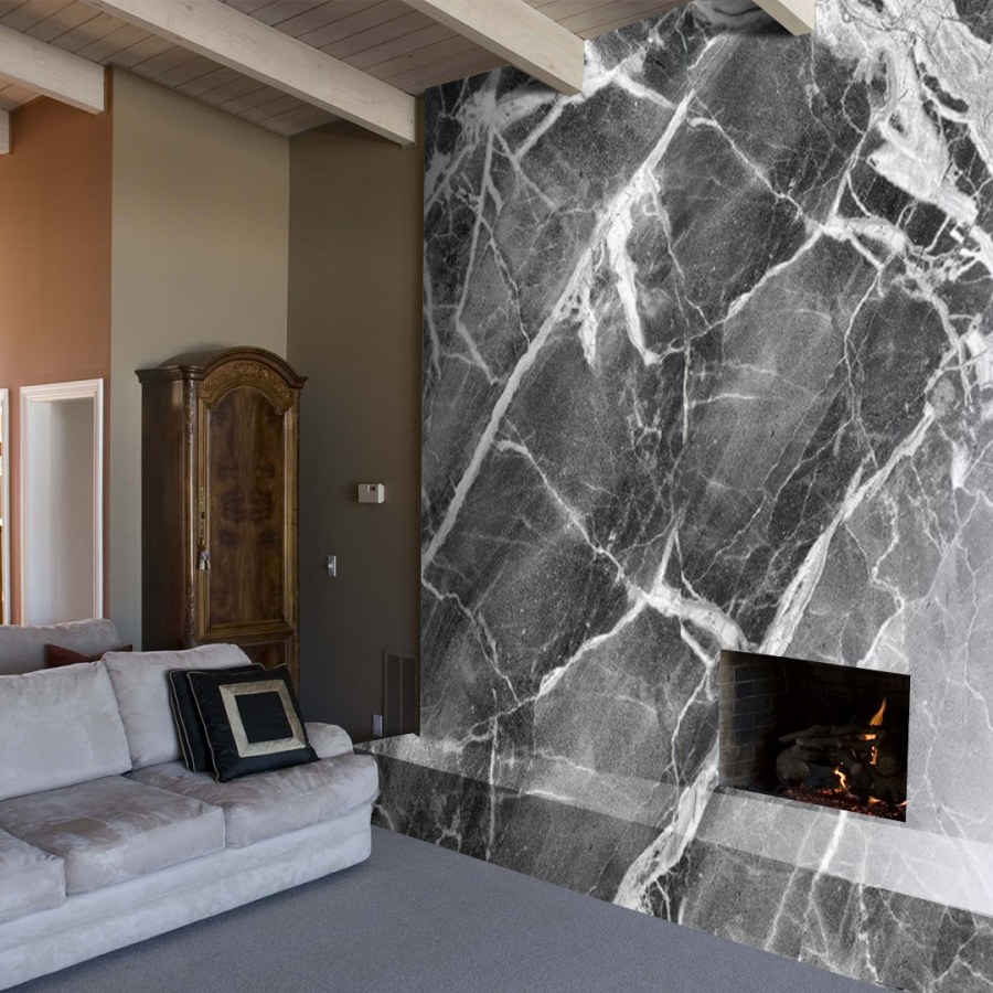 Гибкий мрамор дымчатый кварц