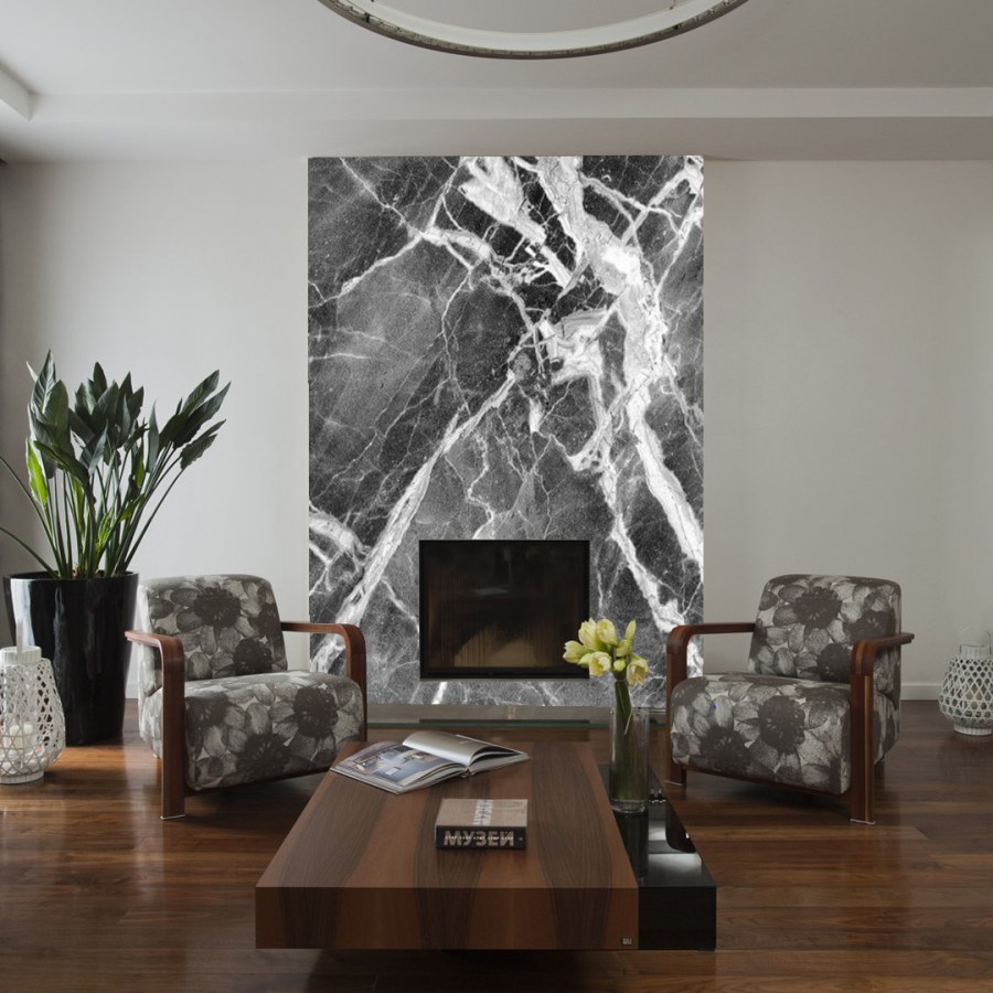 Гибкий мрамор дымчатый кварц размером 280х140 см