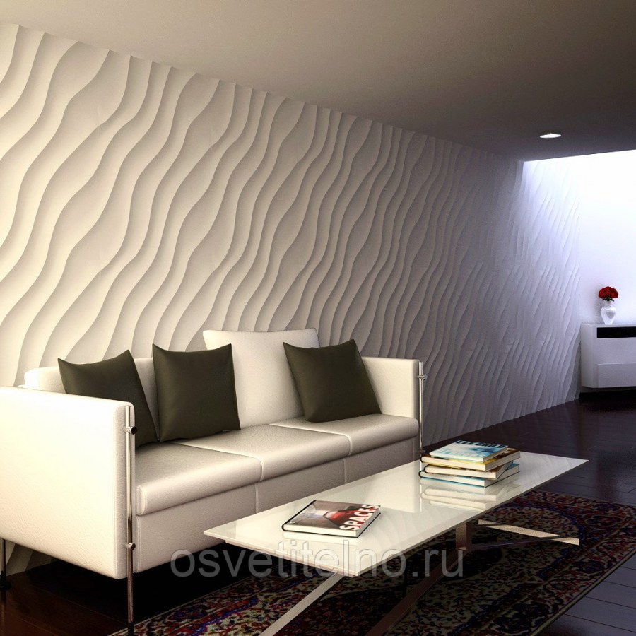 Гипсовая 3d-панель, «дикарт»