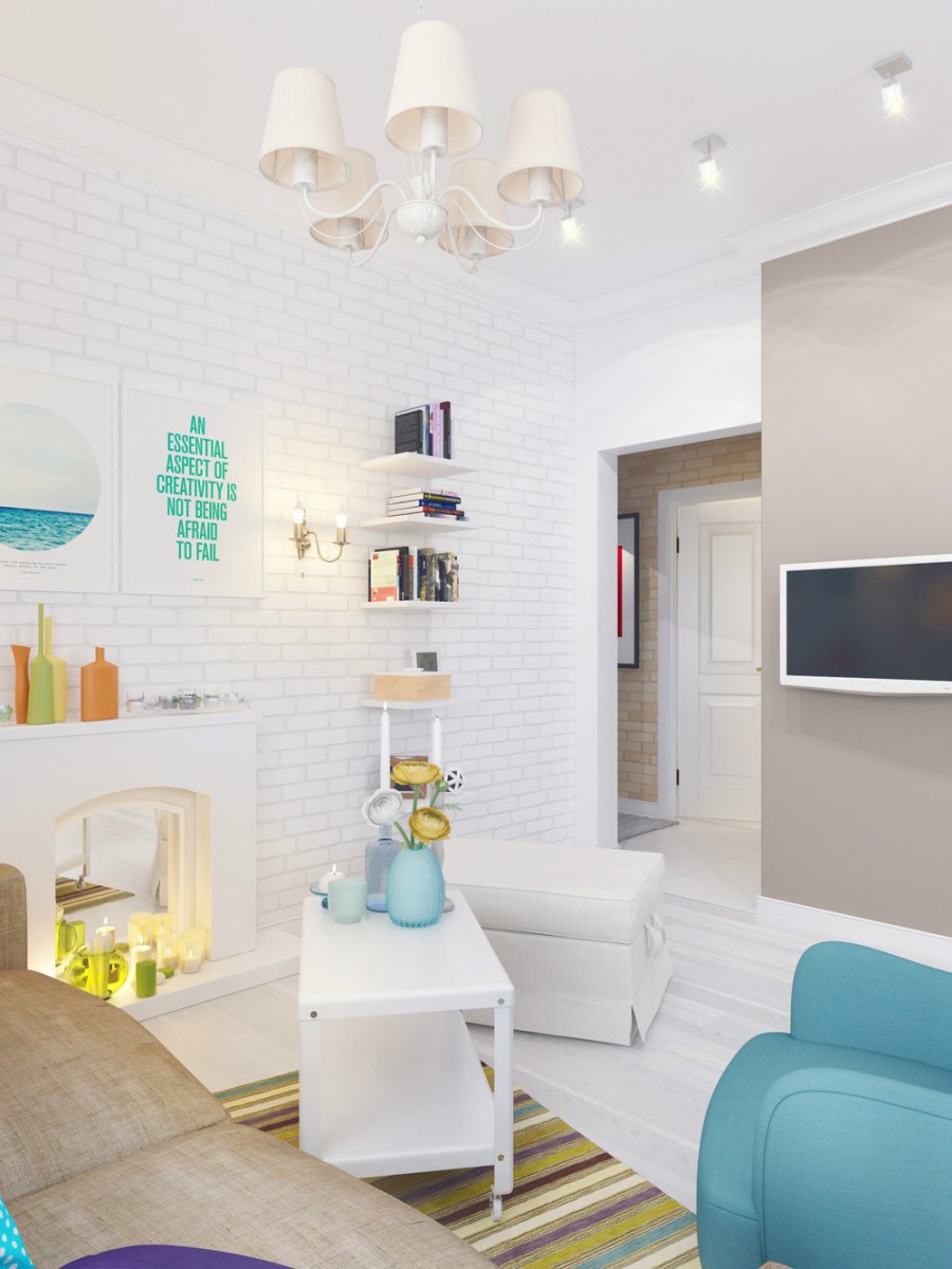 Интерьер квартиры для молодой девушки