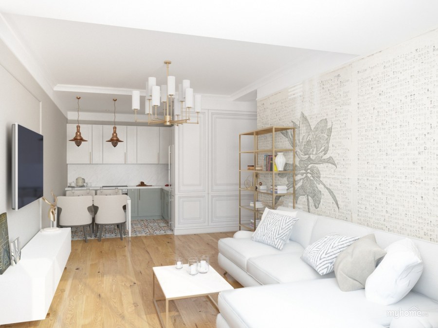 Интерьер квартиры для молодой девушки