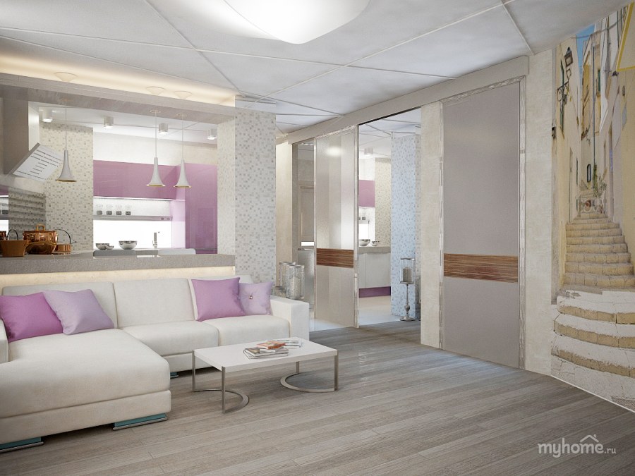 Интерьер квартиры для молодой девушки