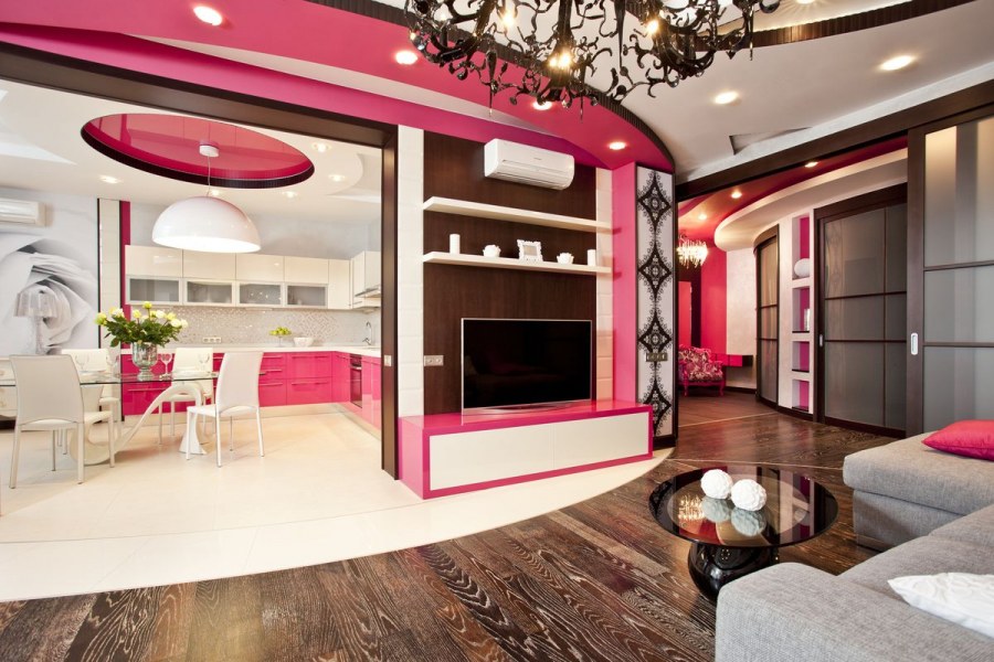 Интерьер квартиры для молодой девушки