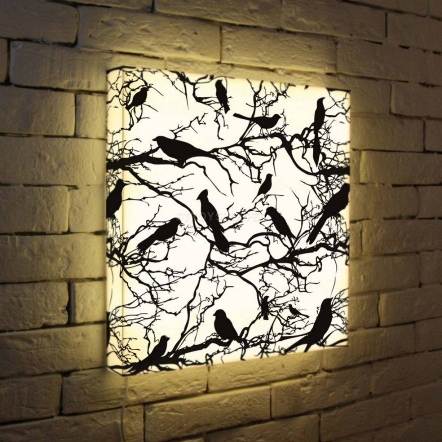 Настенное панно с подсветкой