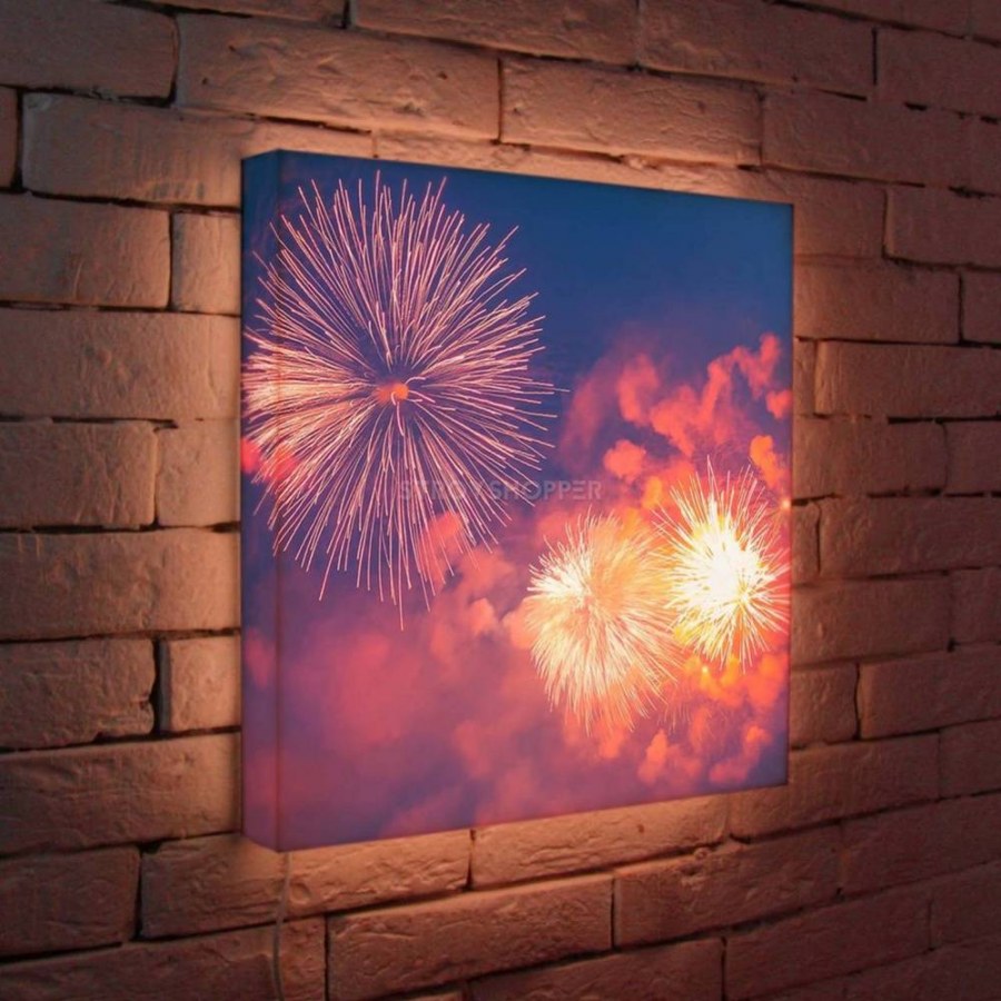 Лайтбокс салют 45-45-d-091