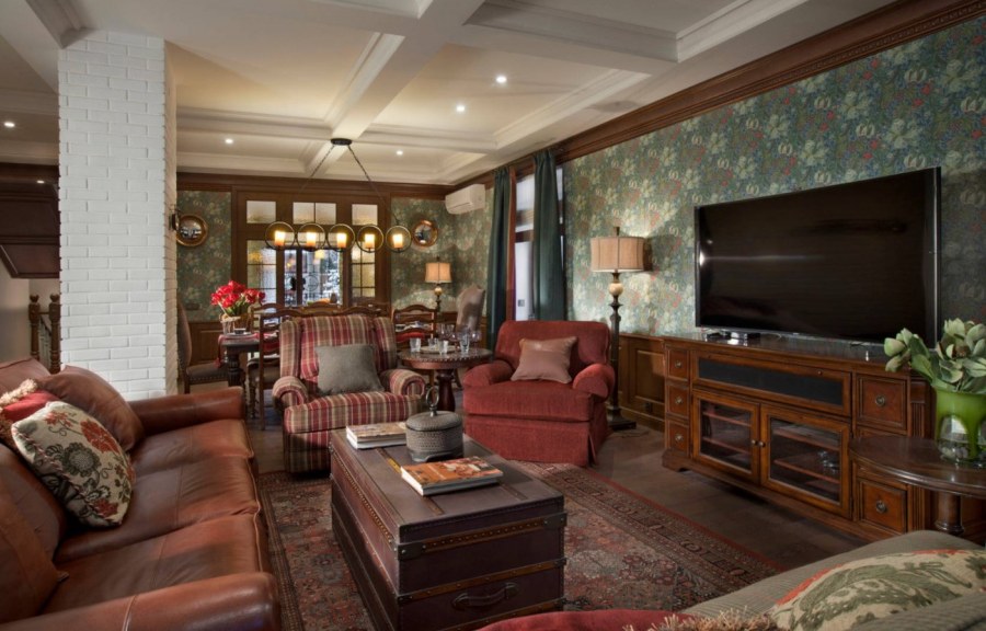 Гостиная т в английском стиле