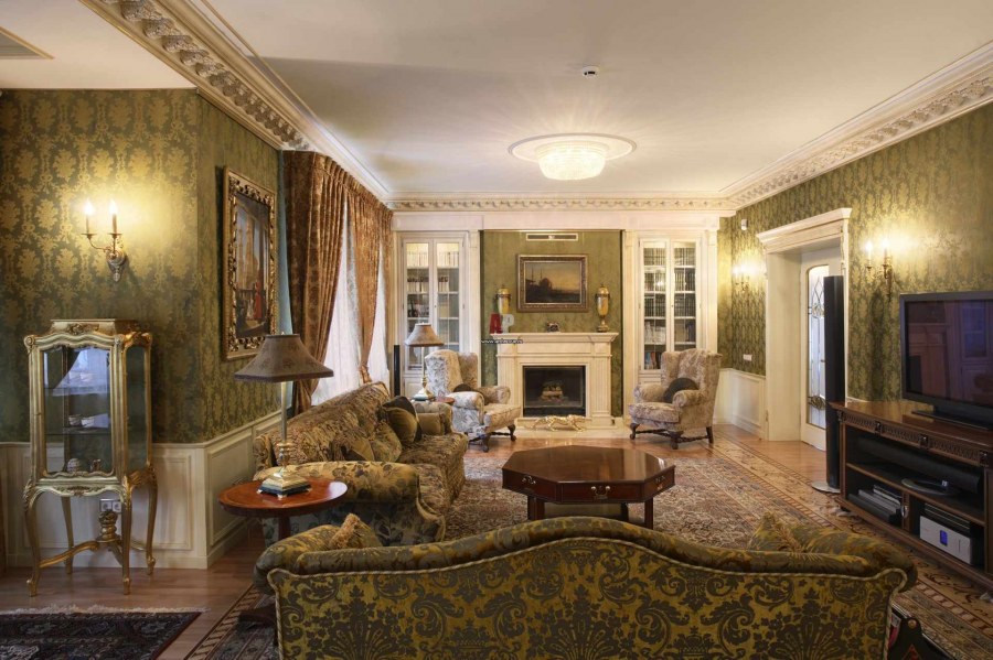Гостиная в английском стиле