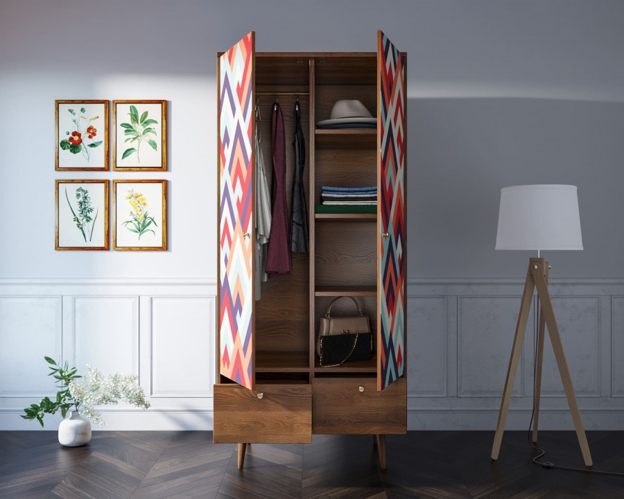 Шкаф платяной Berber принт 05