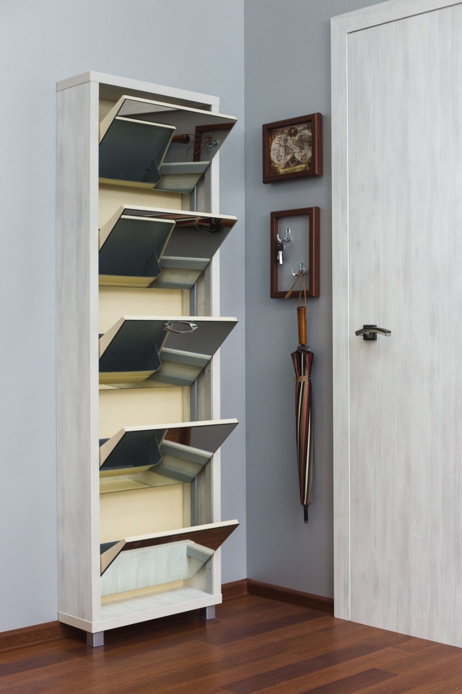 Шкаф обувной Айрон Люкс 5с